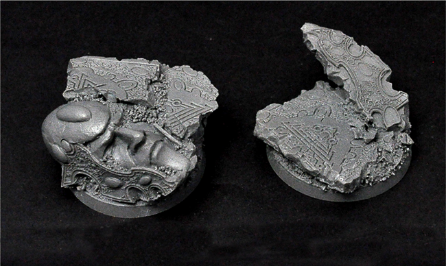Sci-Fi Elven 40mm round scenic base Scibor Monsterous Miniatures