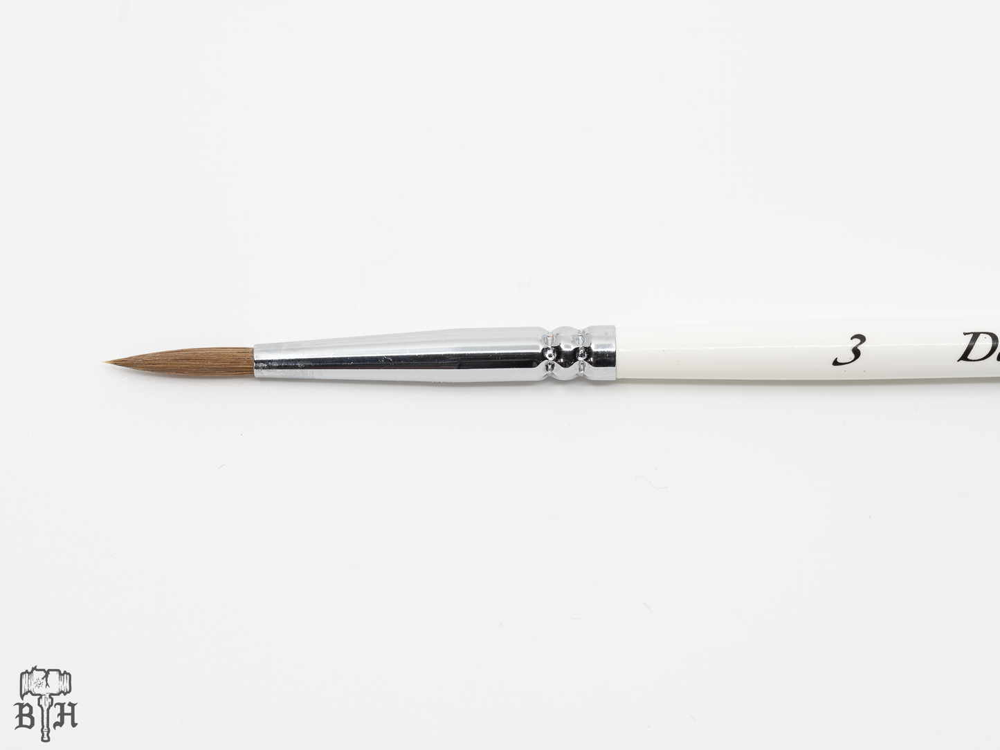 Size 2 Kolinsky Sable Hair Acrylic Paint Brush close up