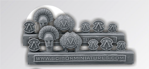 Spartan Accessories upgrade set #1 by Scibor Monsterous Miniatures