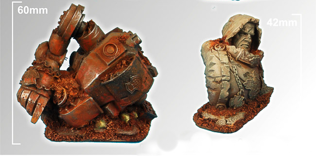 Templar Ruins Terrain Set (4 pieces) by Scibor Monsterous Miniatures
