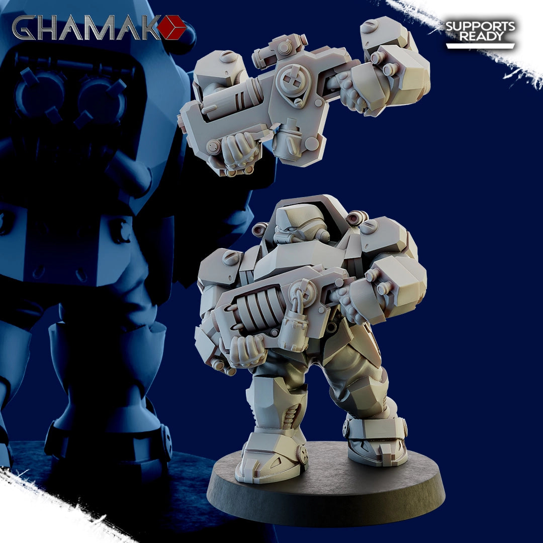 Guild Of Ironkin Border Warriors model kit by Wargame Exclusive