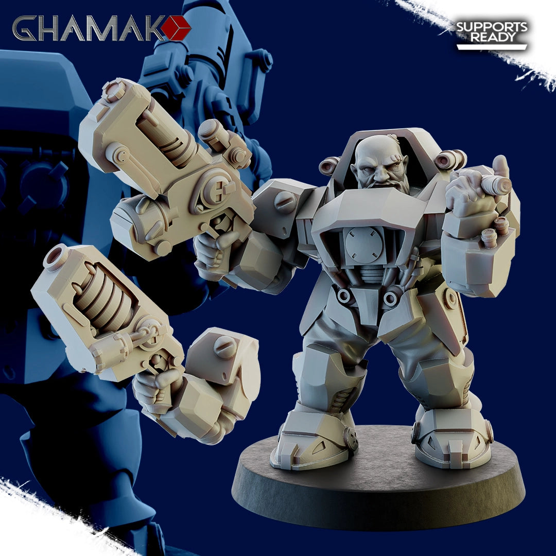 Guild Of Ironkin Border Warriors model kit by Wargame Exclusive