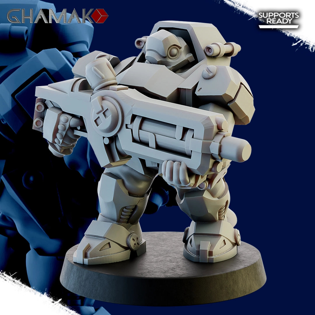 Guild Of Ironkin Border Warriors model kit by Wargame Exclusive