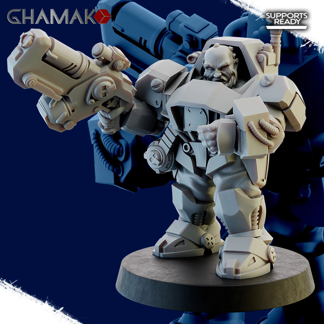 Guild Of Ironkin Border Warriors model kit by Wargame Exclusive