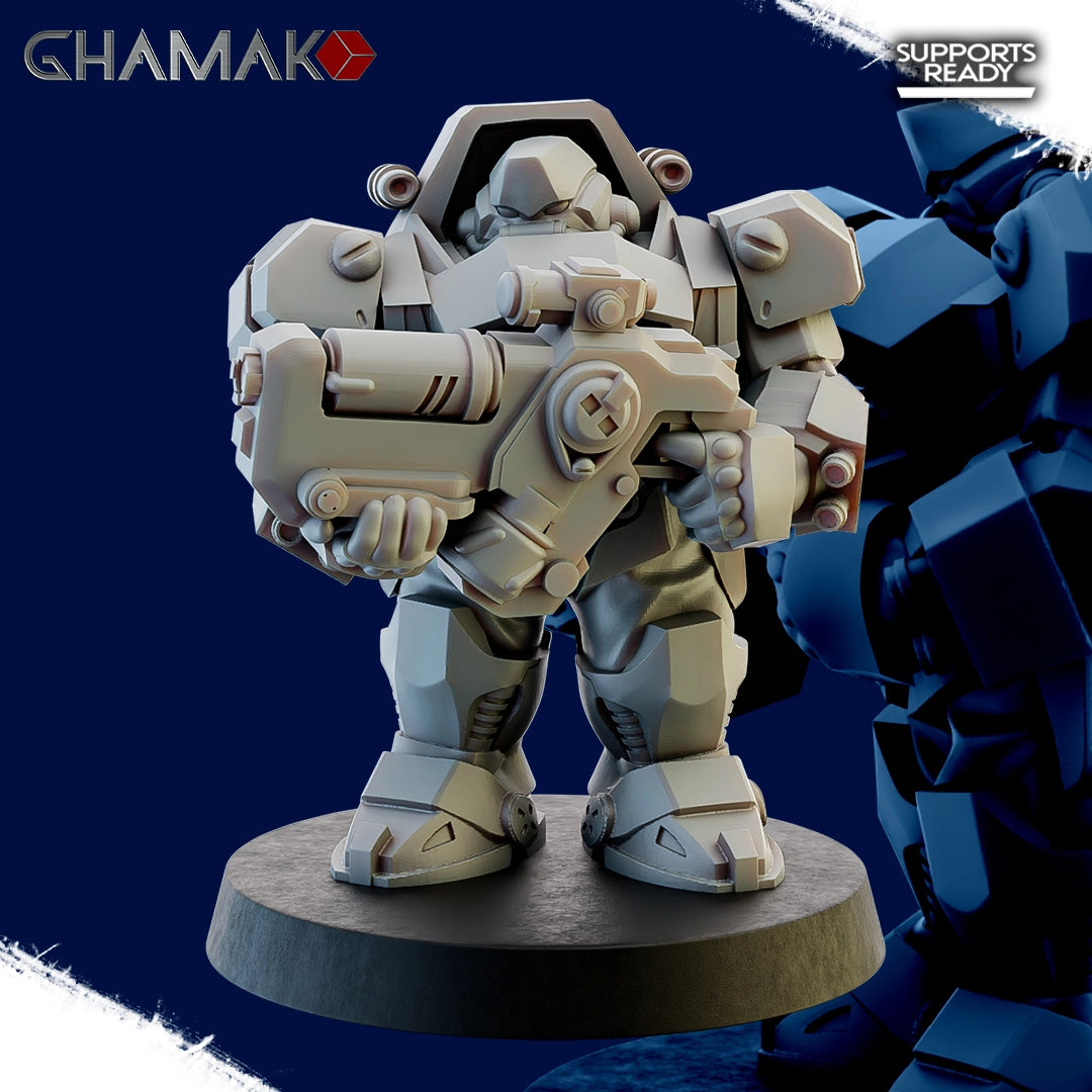 Guild Of Ironkin Border Warriors model kit by Wargame Exclusive