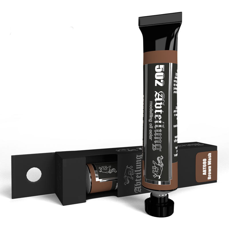 ABT080 Abteilung 502: Modeling Oil Color - Brown Wash ABT-080