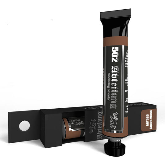 ABT080 Abteilung 502: Modeling Oil Color - Brown Wash ABT-080