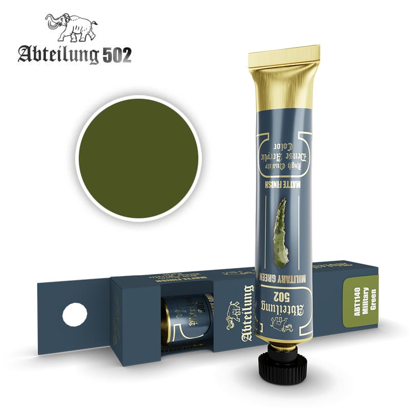 Abteilung 502: High Quality Dense Acrylic Colors - Intense Greens Colors Set