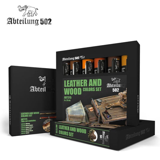Abteilung 502: Leather and Wood Colors Set
