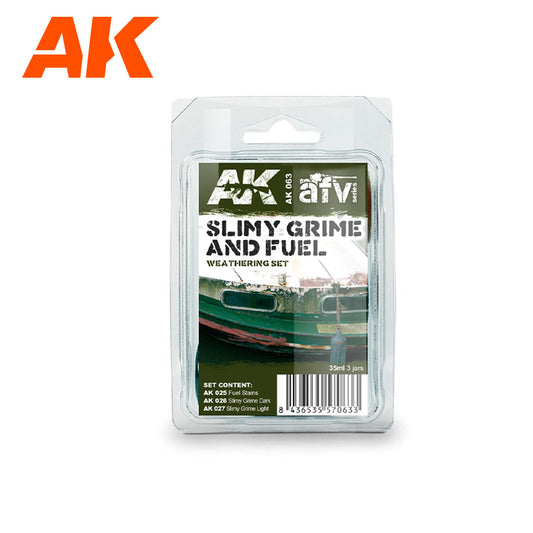 Slimy Grime And Fuel Weathering Set by AK-Interactive