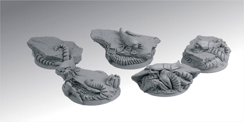 Aliens 40 mm round bases (2)