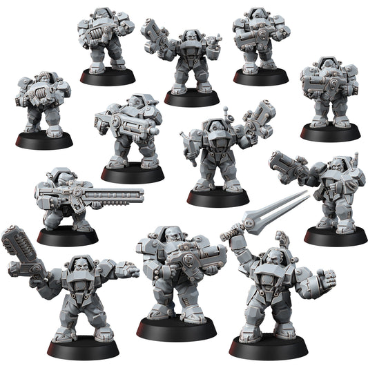 Guild Of Ironkin Border Warriors model kit by Wargame Exclusive