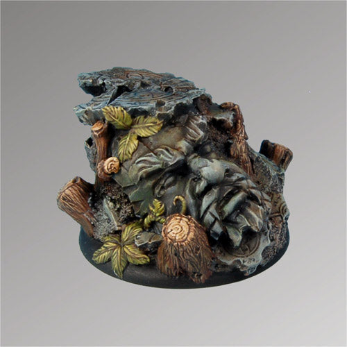 Dwarven Ruins 50mm round scenic base Scibor Monsterous Miniatures