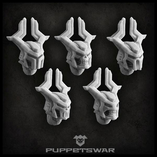 Blood Knights Helmets by Puppetswar
