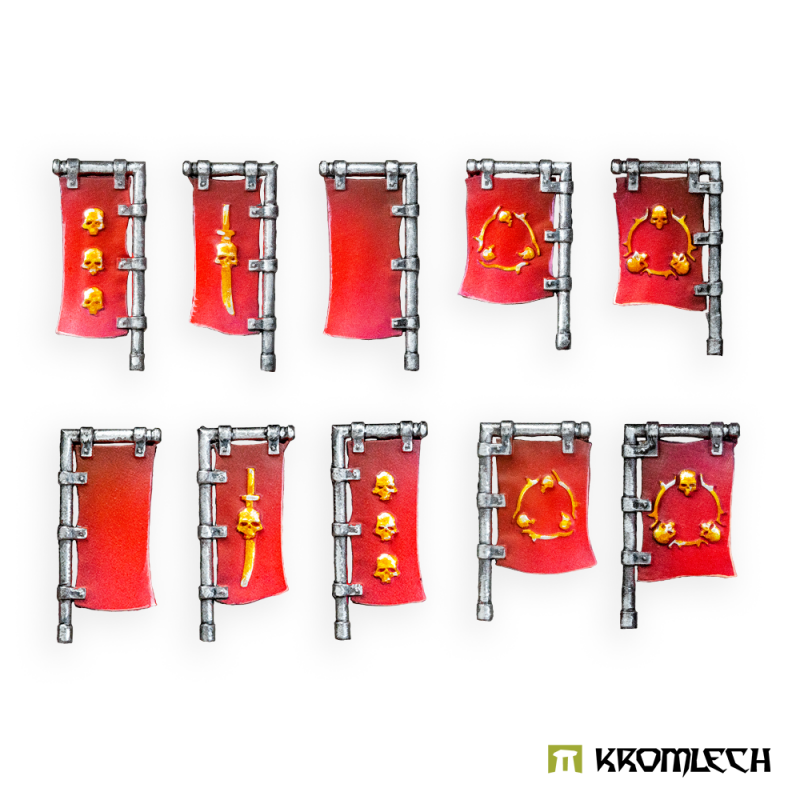 Cyber Samurai Banners (set of 10) by Kromlech