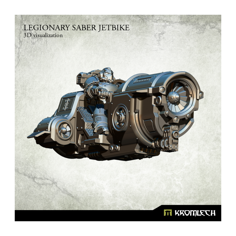 Legionary Saber Jetbike Resin Miniature by Kromlech