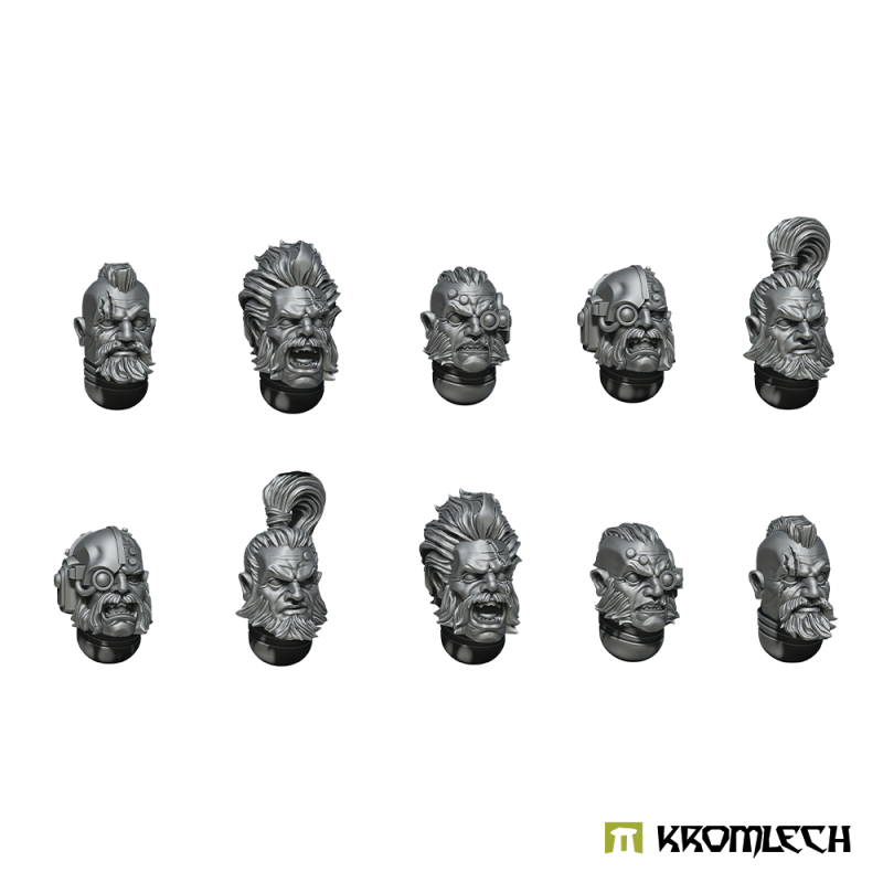 Sons of Thor Veteran Heads (set of 10) by Kromlech