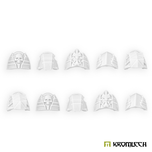 Cyber Samurai Shoulder Pads bits by Kromlech