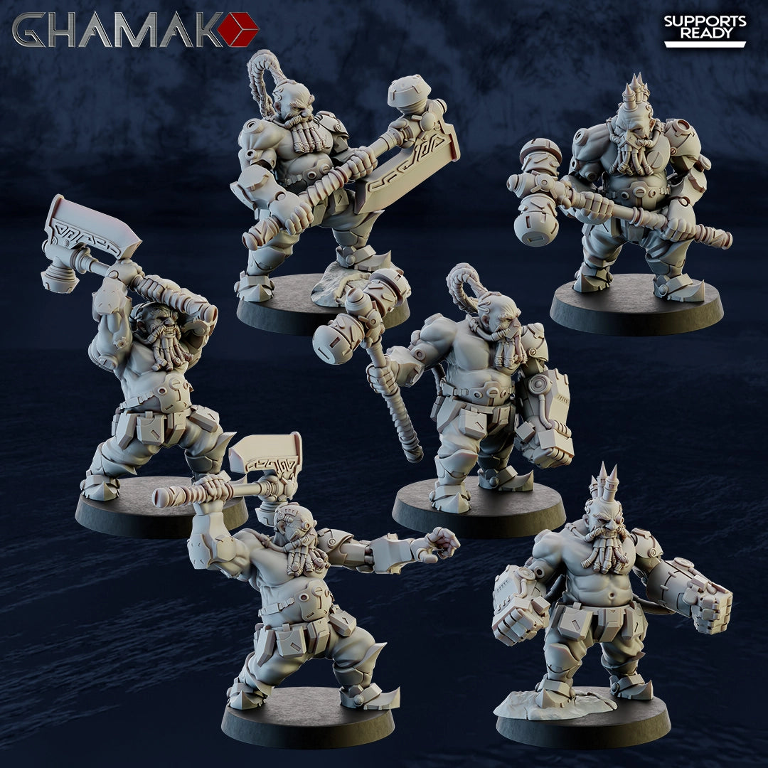 Guild Of Ironkin Furious Berserkers Wargame Exclusive