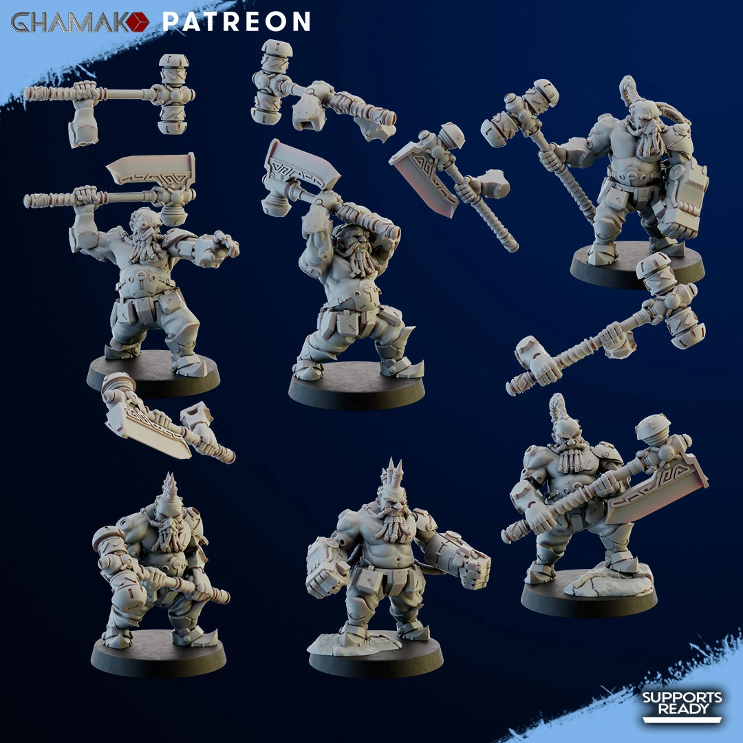 Guild Of Ironkin Furious Berserkers by Wargame Exclusive