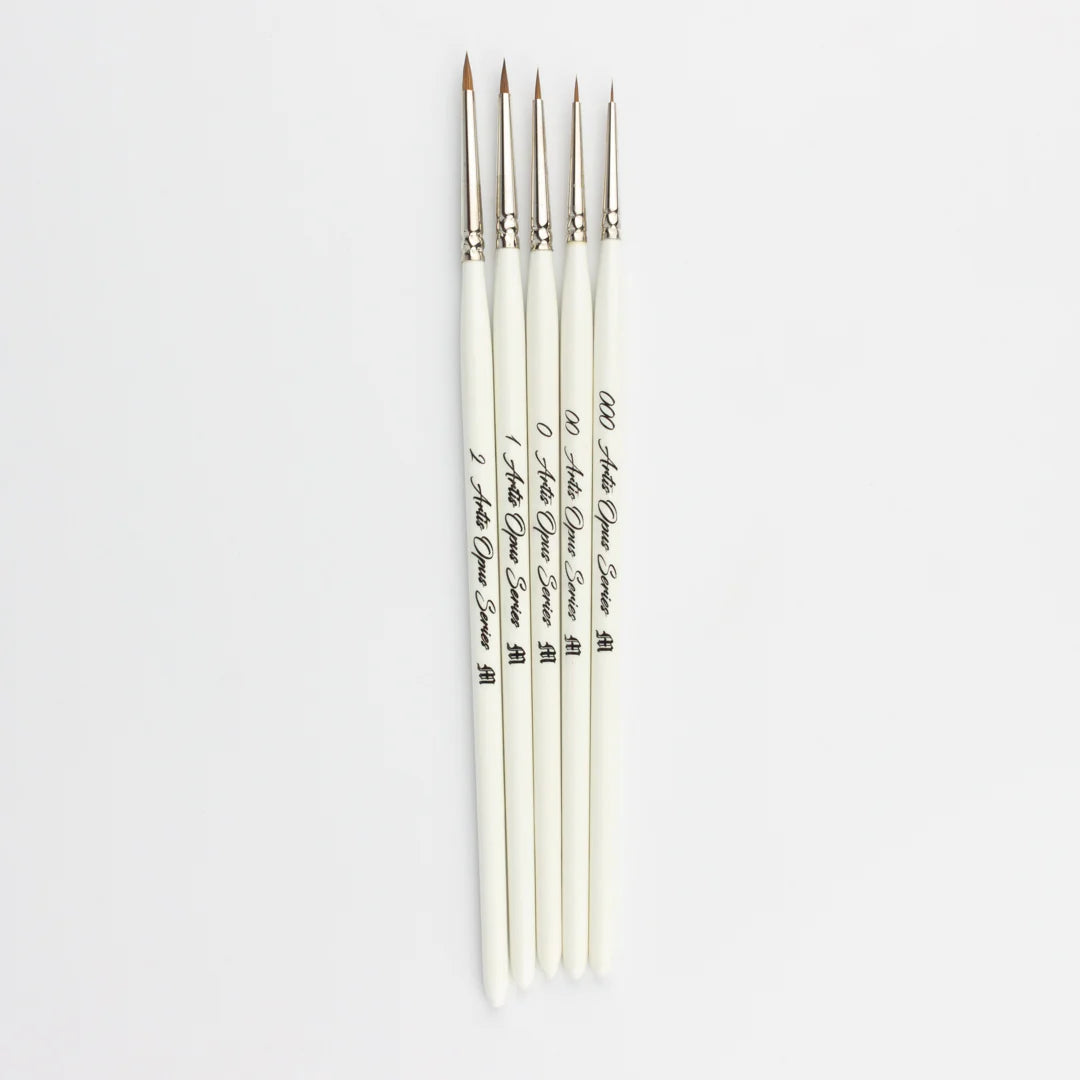 model miniature scale model artisan kolinsky hair detail brush set