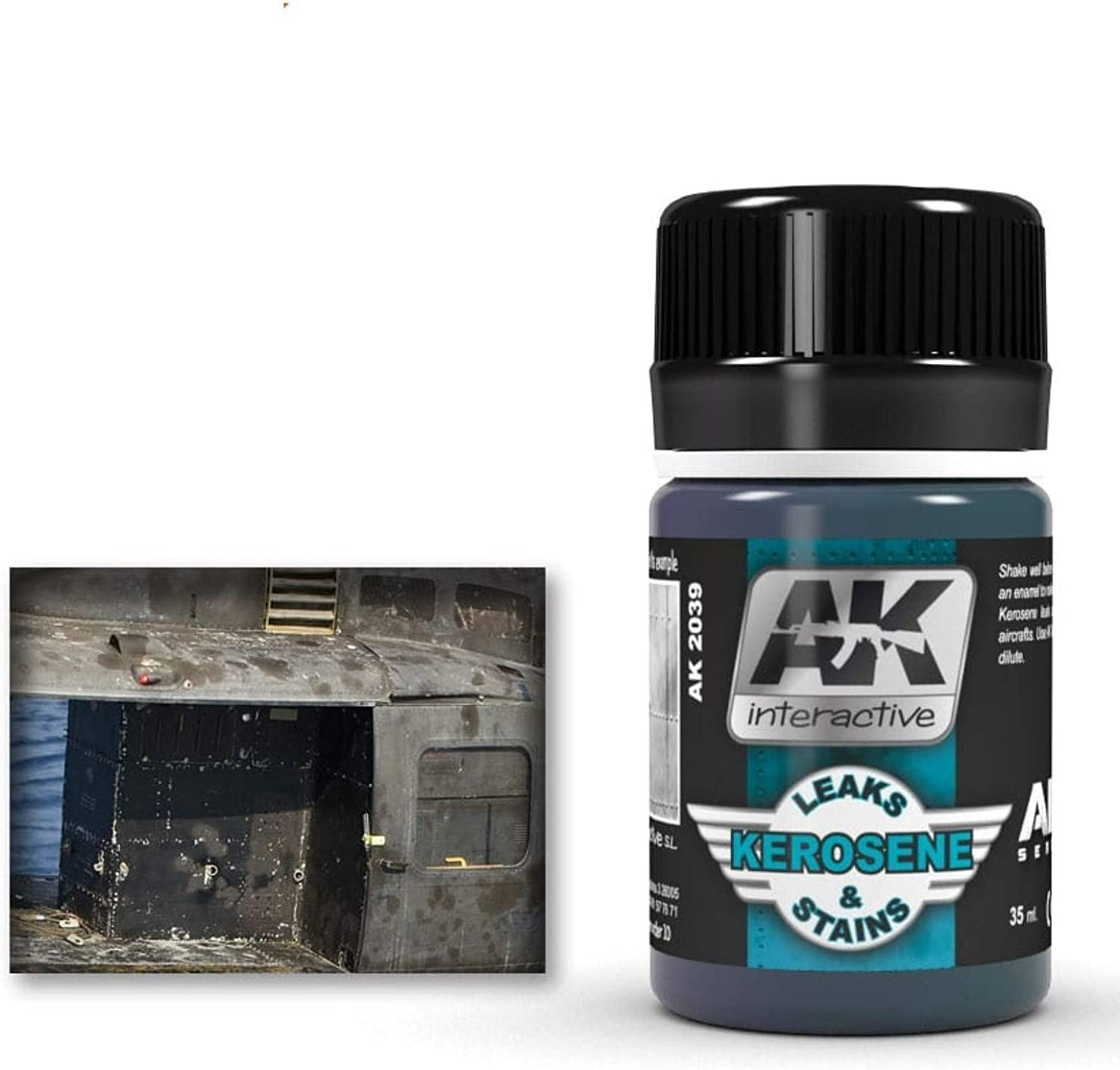 Aircraft Engine Effects Enamel Weathering Set by AK-Interactive