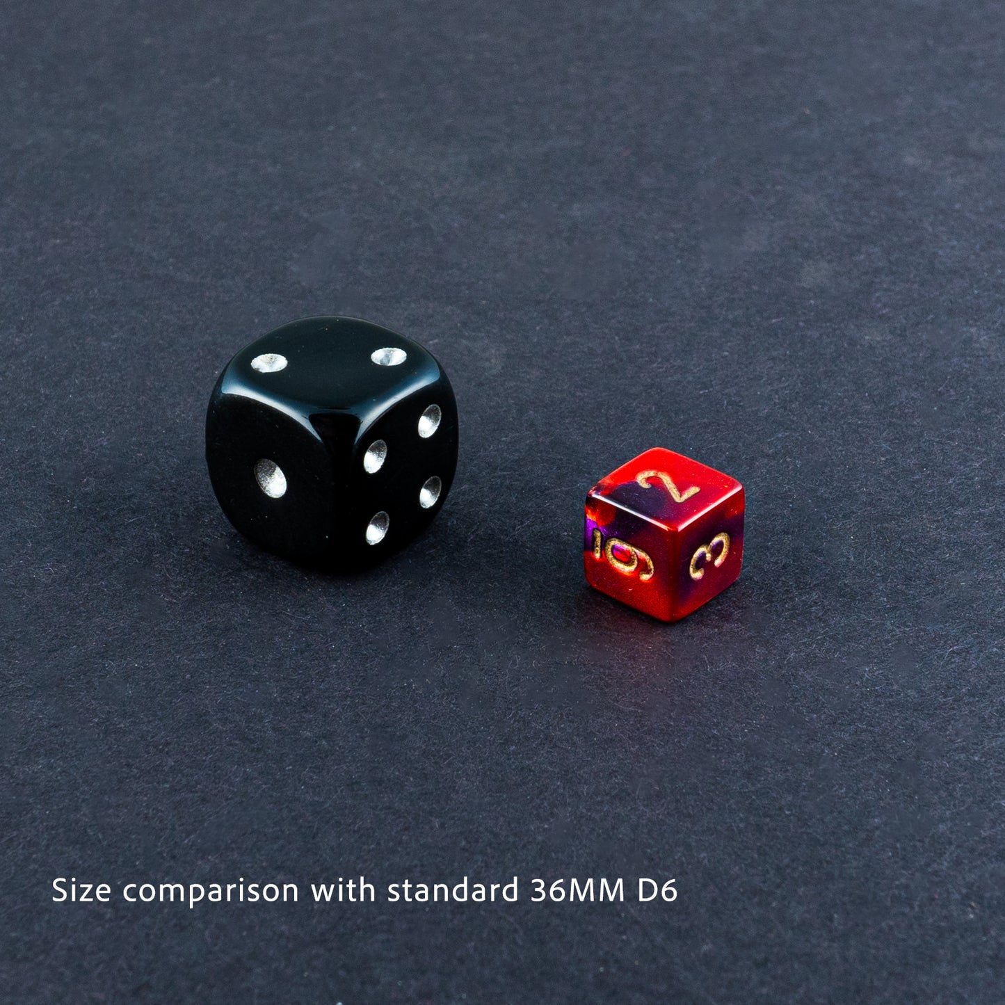 Chessex Dice Sets: Gemini Mini-Polyhedral Purple-Red/Gold 7-Die Set