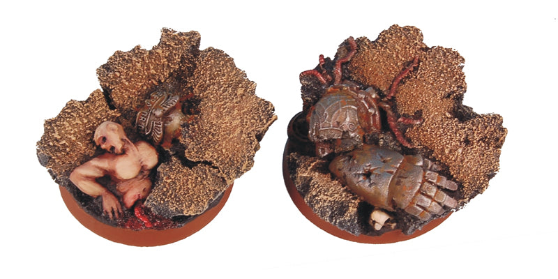 Sci-Fi Shambles 40 mm round scenic bases Scibor Monsterous Miniatures
