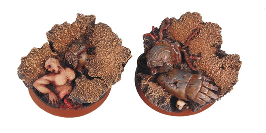 Sci-Fi Shambles 40 mm round scenic bases Scibor Monsterous Miniatures