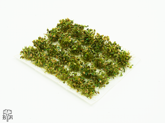 Basing & Terrain Green Frock Grass Tufts Sets of 24