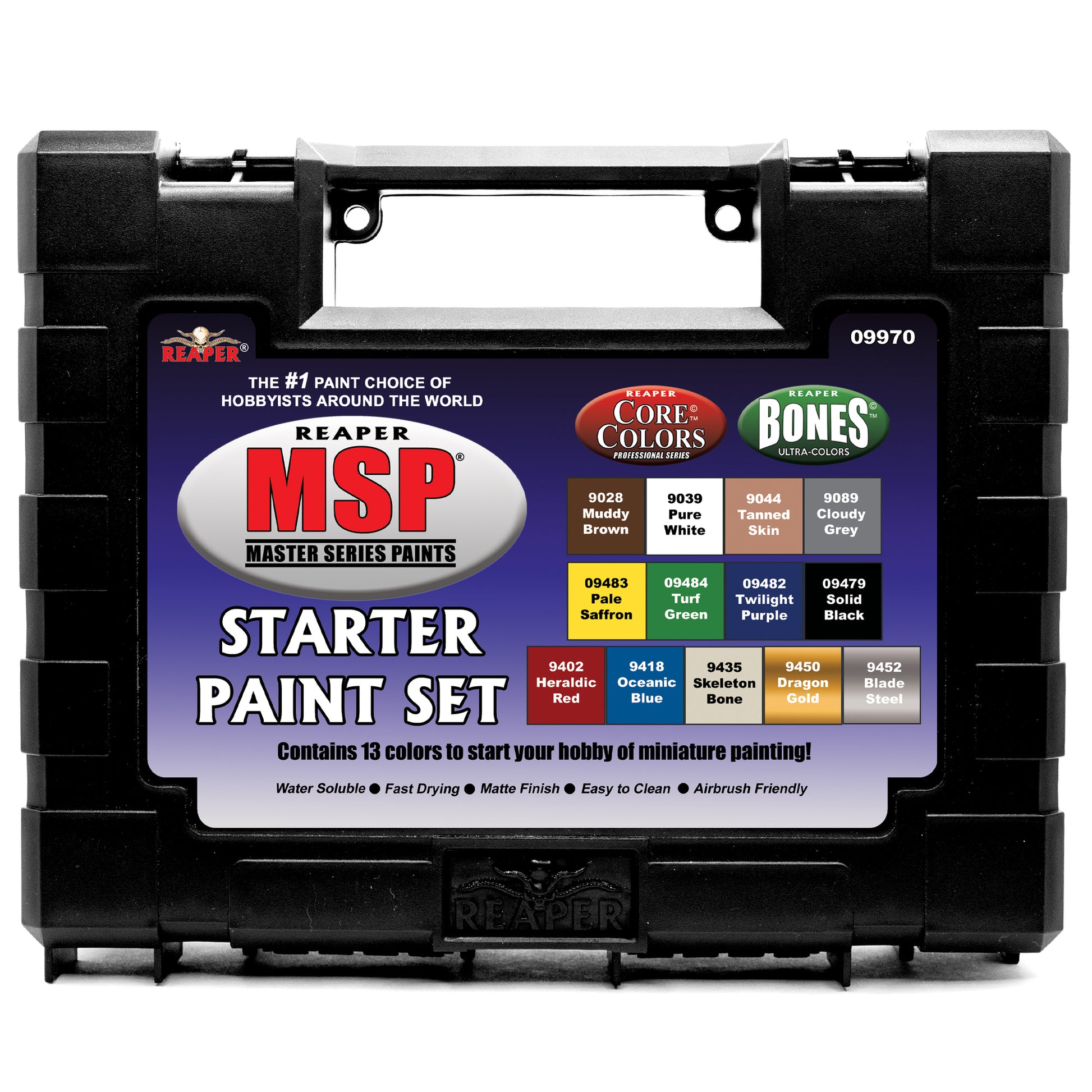 Master Series Paints Starter Set - Acrylic Paint Set Reaper Miniatures