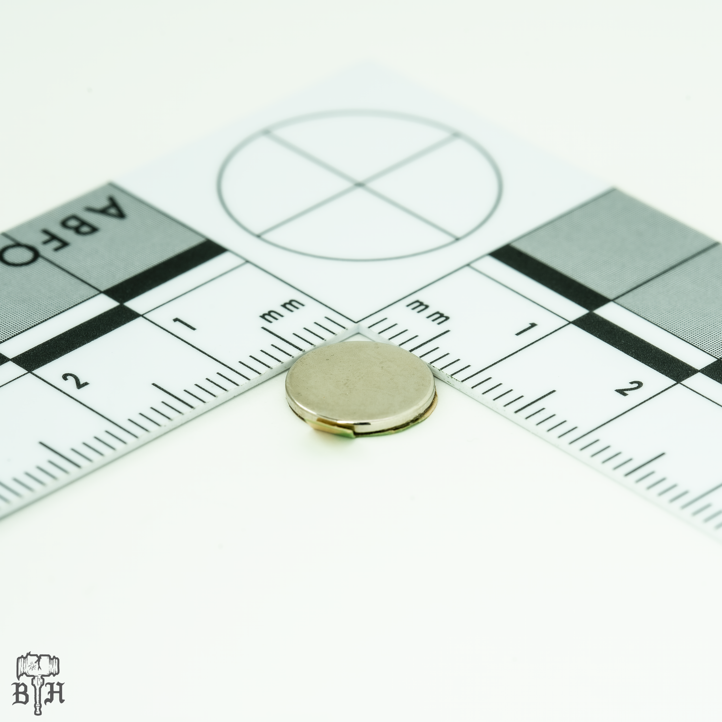 N52 Disc Magnets with 3M adhesive backing - 10MM x 1MM