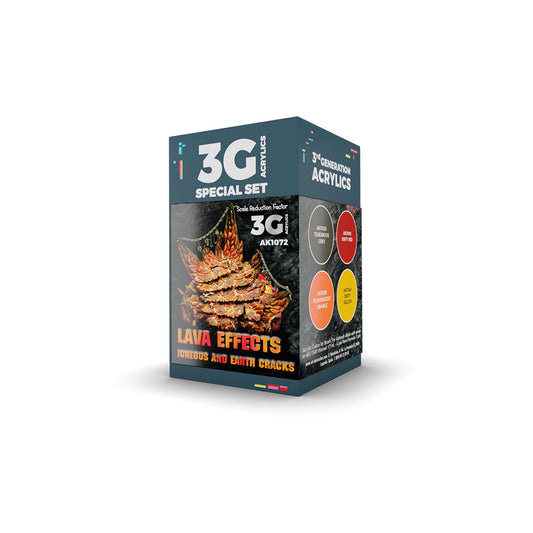 3G Acrylics Lava Effects Igneous And Earth Rocks
