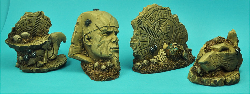 Egyptian Ruins Terrain Set (4 pieces) by Scibor Monsterous Miniatures