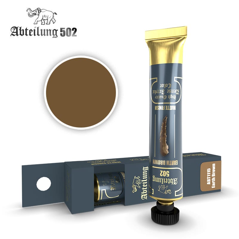 Abteilung 502: High Quality Dense Acrylic Colors - Intense Leather and Shadows Colors Set