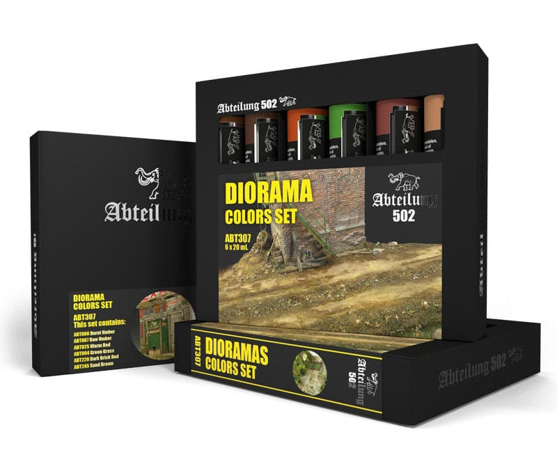 Abteilung 502: Dioramas Weathering Oil Paint Set