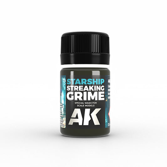 Bottle of Starship Streaking Grime AK on a white background