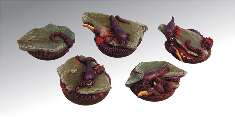 Alien 40mm round scenic bases (set of 2) by Scibor Monsterous Miniatures