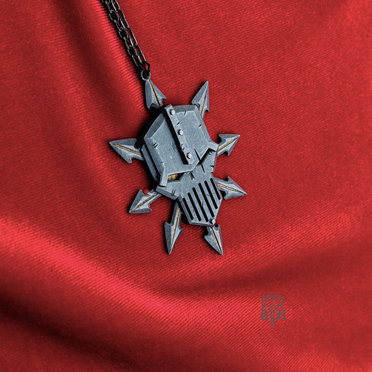 Metal Chaos Warriors Steel Pendant