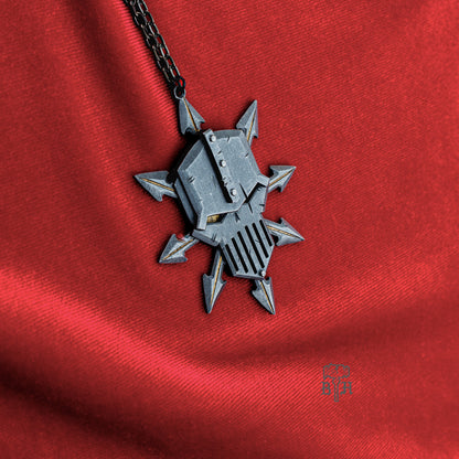 Metal Chaos Warriors Steel Pendant