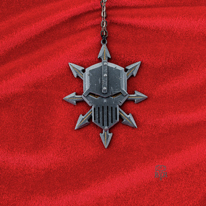 Metal Chaos Warriors Steel Pendant