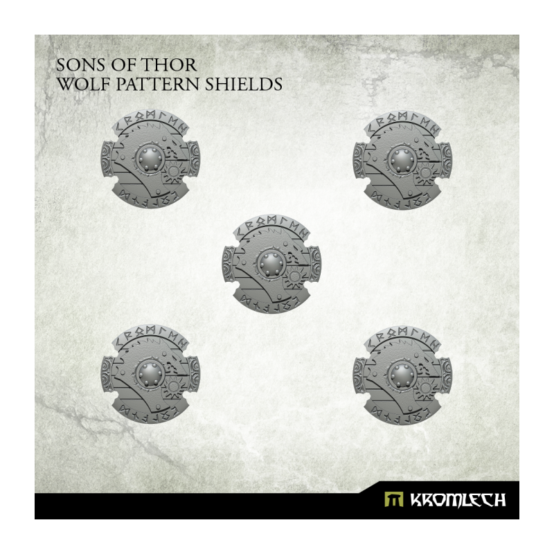 Sons of Thor: Wolf Pattern Shields Kromlech