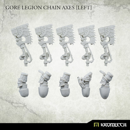 Gore Legion Chain Axes - Left Arm (set of 5) by Kromlech