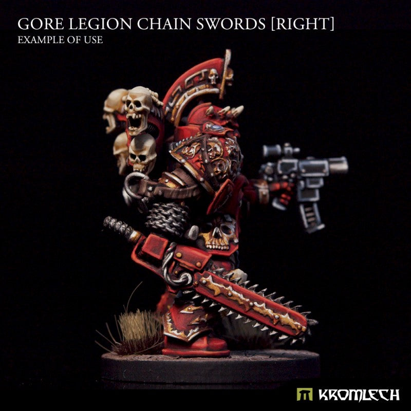 Gore Legion Chain Swords - Right Arm (set of 5) by Kromlech