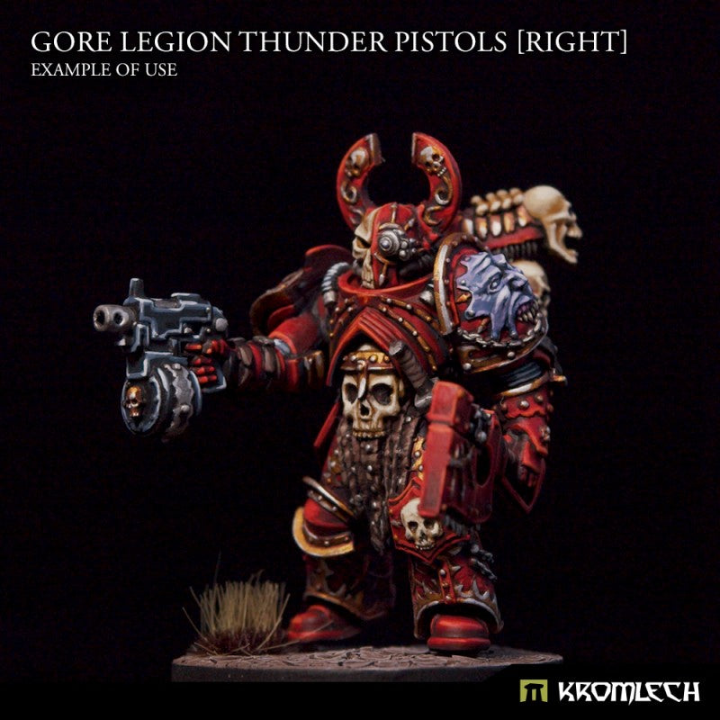 Gore Legion Thunder Pistols Set - Right Arm (set of 5) by Kromlech