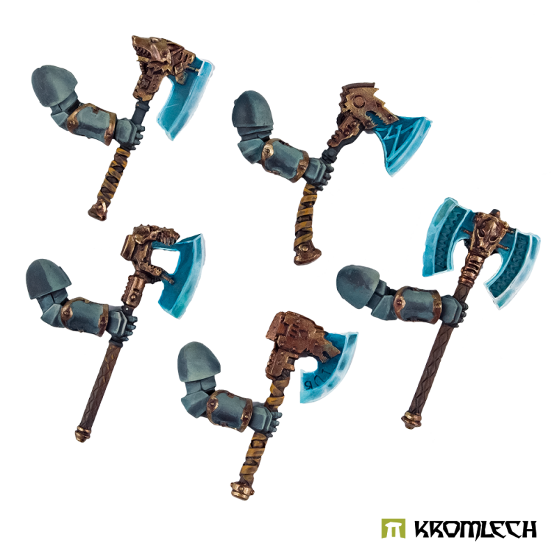 Sons of Thor Runic Axes - Right Arm (set of 5) by Kromlech
