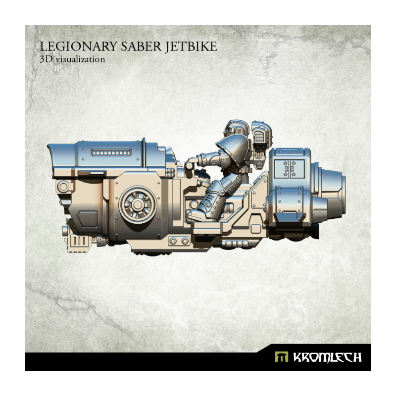 Legionary Saber Jetbike Resin Miniature by Kromlech