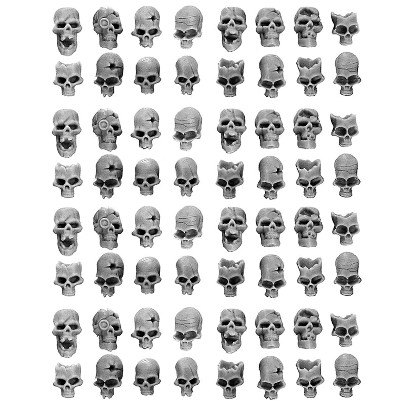 Resin skulls for miniature conversion or decoration