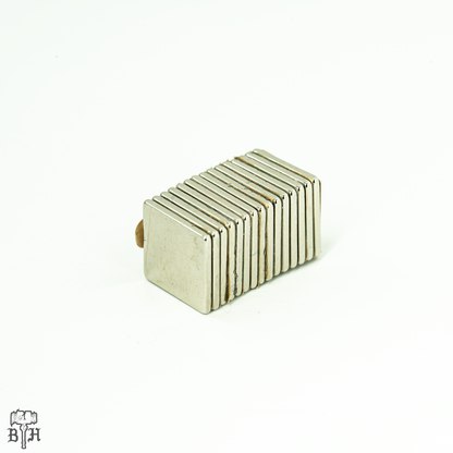 N52 Square Magnets with 3M adhesive backing  5/32" x 5/32" x 3/64" (10mmx10mmx1mm)