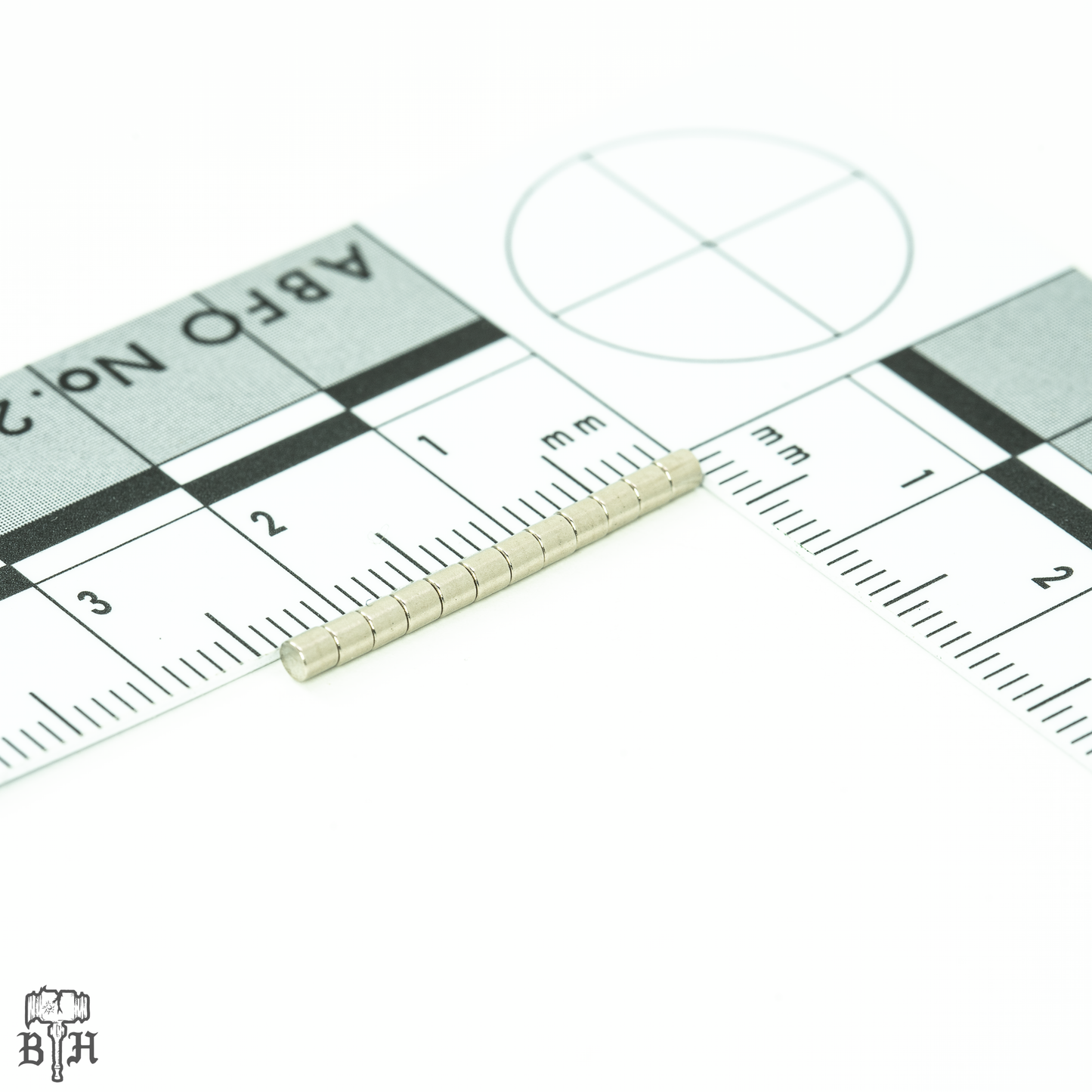 N52 Disc Magnets - 5/64" x 5/64" (2mmx2mm)